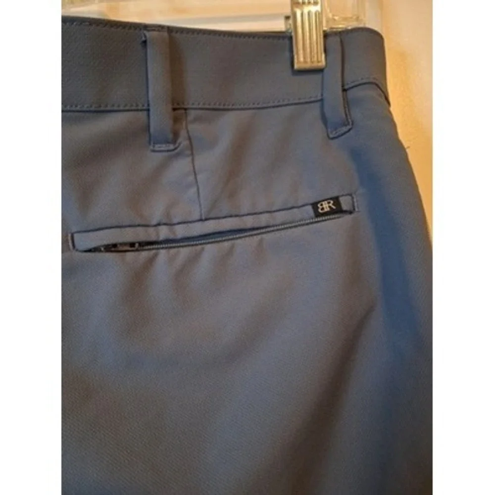 Banana Republic Mens Slate‎ Blue Performance Dress Pants 34x30 Slim Fit Work